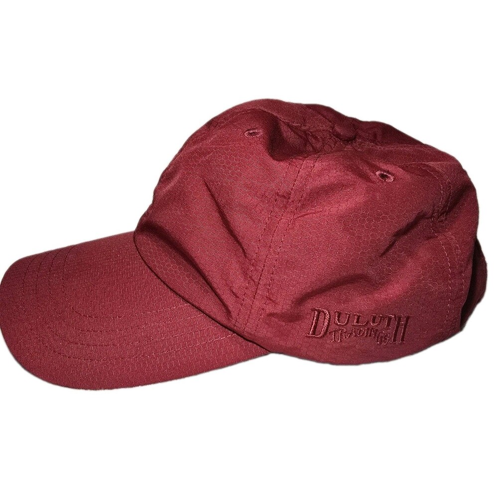 Duluth Trading Company XL/2XL Red Performance Dad Hat Embroidered Baseball Cap